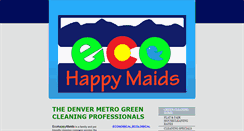 Desktop Screenshot of ecohappymaids.com